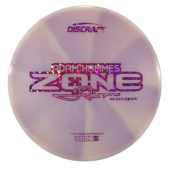 WILSON'S CERTIFIED アートプリント Z Swirl Zone - Adam Hammes 25, Discraft Disc Golf Putter